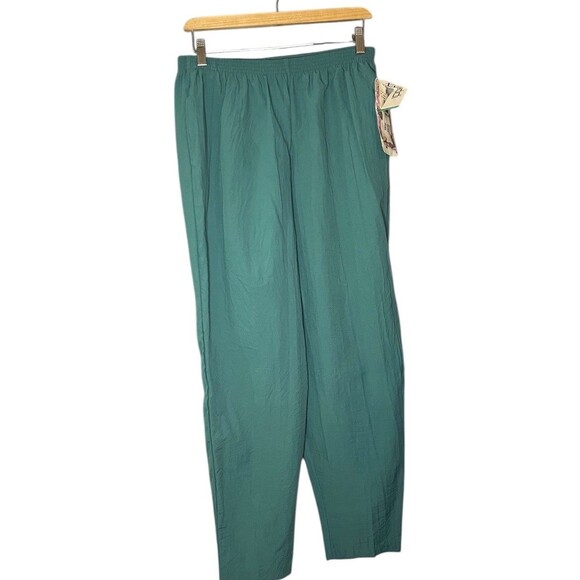 Vintage Rhapsody by Teddi Elastic Waist Loose Fit Green Casual Pants Size 16 NEW - Picture 1 of 5